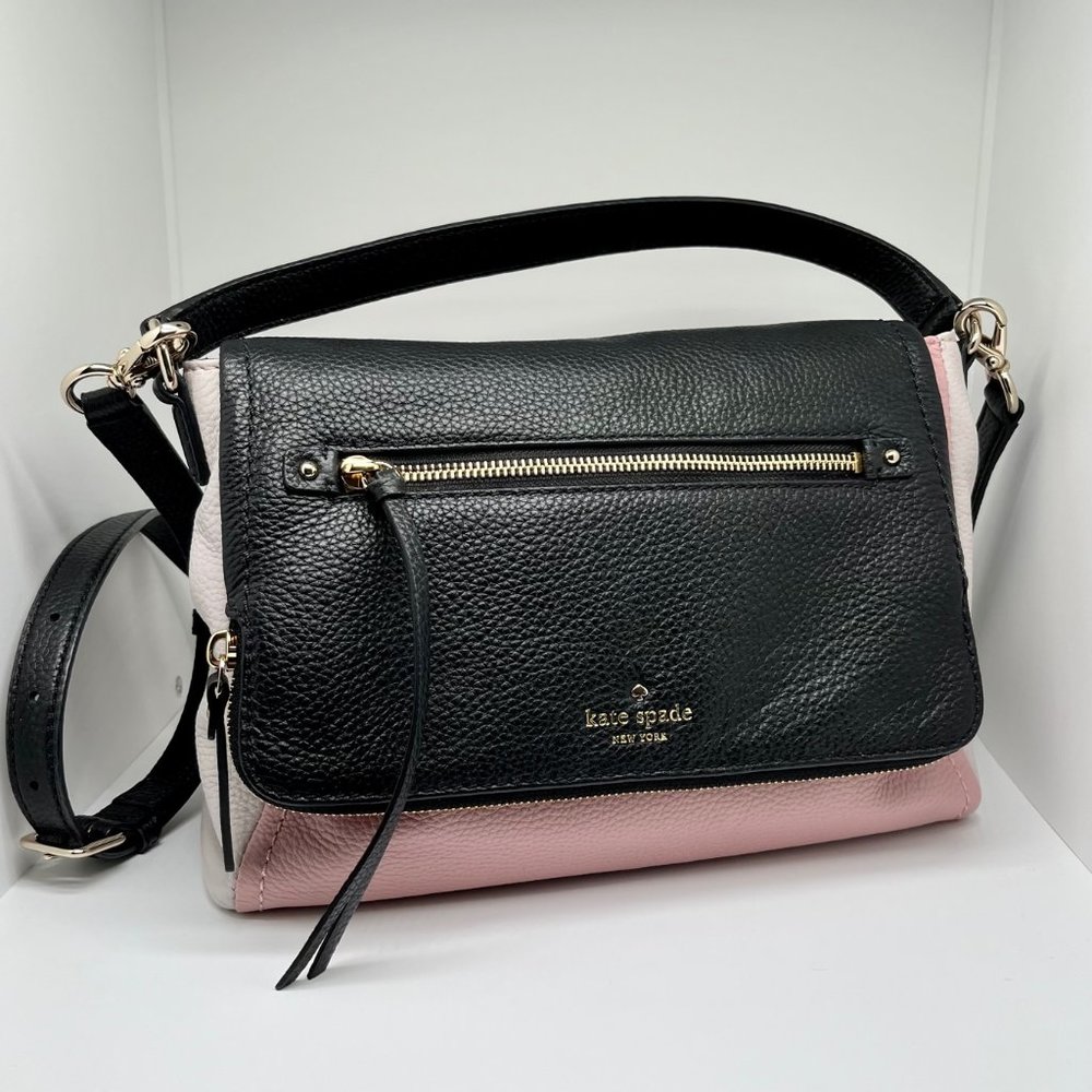 Kate Spade Cobble Hill Toddy Convertible Crossbody Bag in Tricolor, Like New